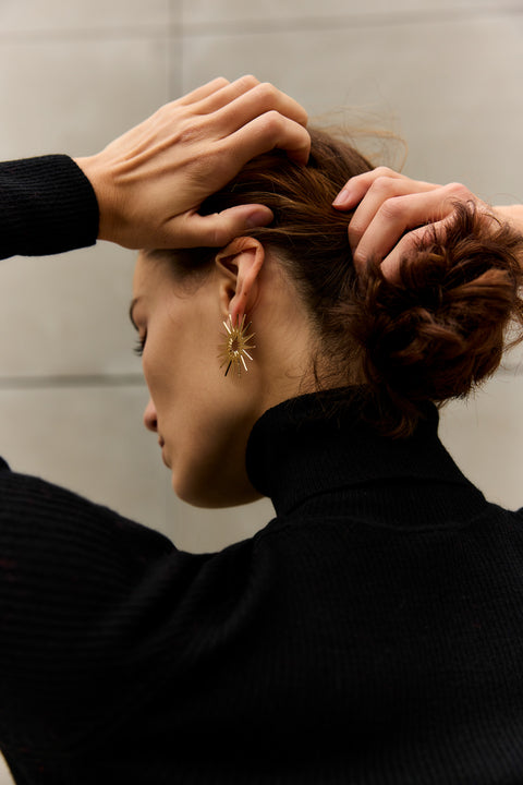 Catedral Niemeyer Brasilia earrings – architecture jewellery by Spada Studio