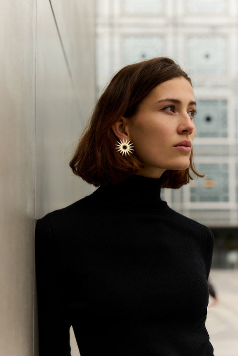 Catedral Niemeyer Brasilia earrings – architecture jewellery by Spada Studio