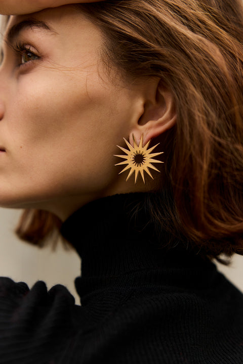 Catedral Niemeyer Brasilia earrings – architecture jewellery by Spada Studio