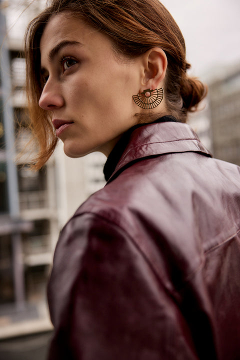 Epidaurus Theatre earrings – architecture jewellery by Spada Studio