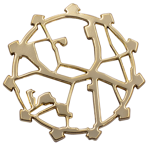 Nicosia Citadelle earrings – architecture jewellery handmade in Spain by Spada Studio