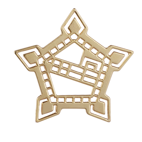 Castle of Good Hope earrings – architecture jewellery handmade in Spain by Spada Studio